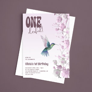 Invitation Cherry Blossom Onederday 1er anniversaire
