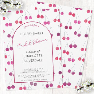 Invitation Cherry Bridal Shower