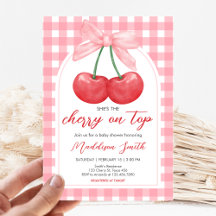 Cherry on Top Baby Shower