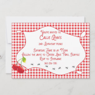 Invitation Cherry Picnic