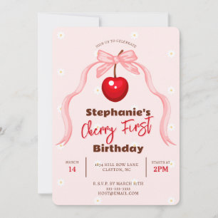 Invitation Cherry Sweet Anniversaire