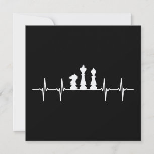 Invitation Chess Heartbeat Chess Pièces