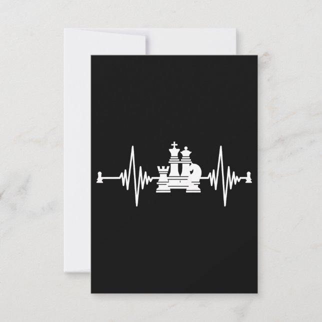 Invitation Chess | Heartbeat Chess T-shirt (Devant)
