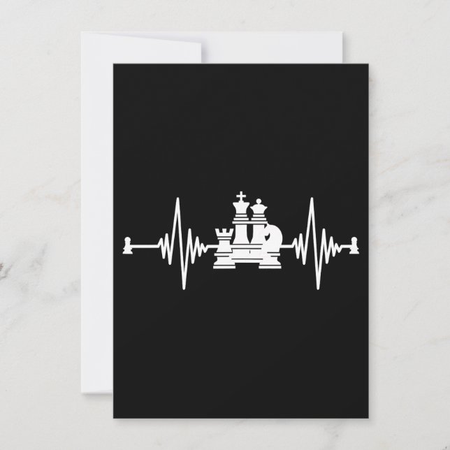 Invitation Chess | Heartbeat Chess T-shirt (Devant)