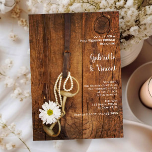 Invitation Cheval Blanc Bit Western Post Mariage Brunch