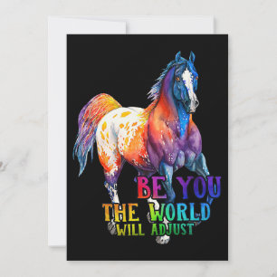 Invitation Cheval Soyez Vous Le Monde Ajustera