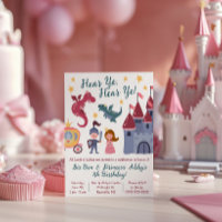 Chevalier & Princesse, Dragon, Château Fête d'anni