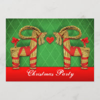 Chèvres en paille suédoises Fête de Noël