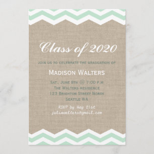 Invitation Chevrons en bon état à l'invitation d'obtention du