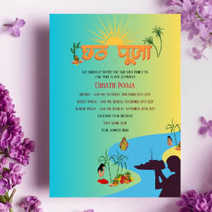 Invitation Chhath Pooja