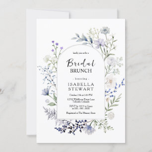 Invitation Chic Botanique Aquarelle Fleur sauvage Brunch nupt
