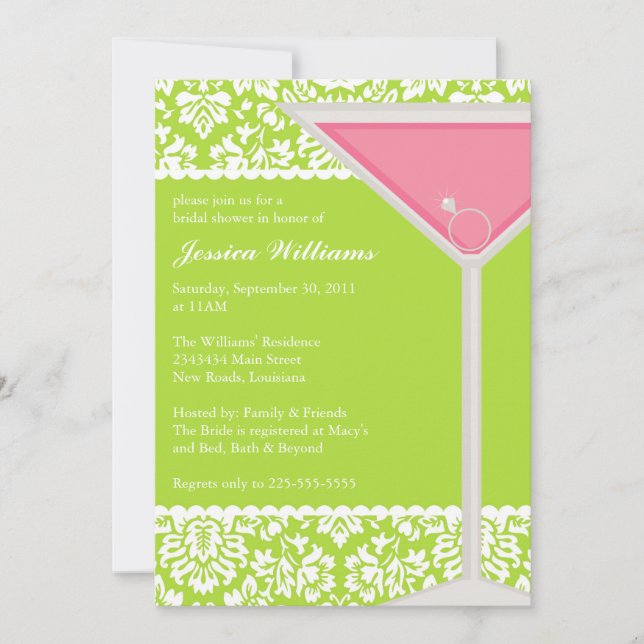 Invitation Chic Bridal Shower (Devant)