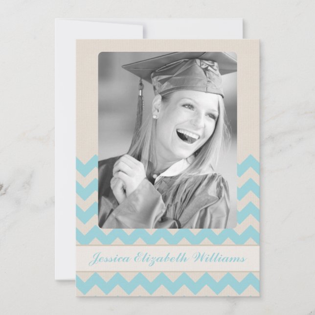 Invitation Chic Chevron (Devant)