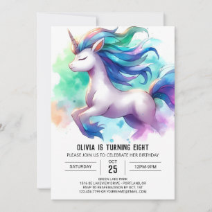 Invitation Chic Custom Horse Anniversaire