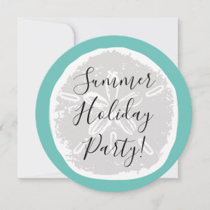 Invitation chic de fête de plage pour les vacances