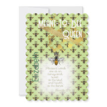 Chic Faith Lime Vert Reine Matrice Abeille Or