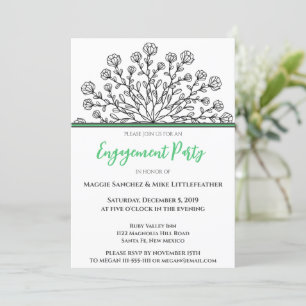 Invitation Chic Floral Mandala