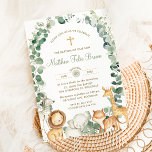 Invitation Chic Jungle Animaux Verdure Baptême Christening<br><div class="desc">Personnalisez ce chic animal de la jungle neutre de genre baptême / baptême avec votre propre libellé facilement et rapidement, appuyez simplement sur le bouton customiser pour réorganiser et formater le style et le placement du texte. Idéal pour tout âge ! Objets correspondants disponibles en magasin ! c) Le Happy...</div>