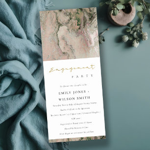 INVITATION CHIC MODERNE BLUSH DUSKY ROSE OR AGATE FIANÇAILLES