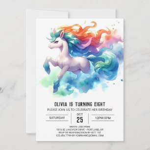 Invitation Chic Online Horse Anniversaire