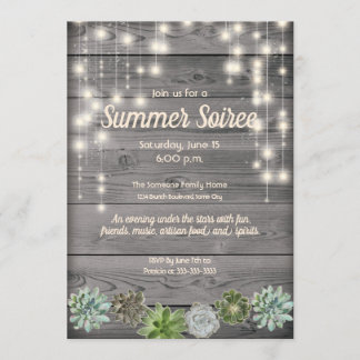 Invitation Chic Rustique