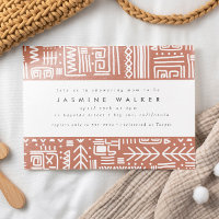 Chic Tribal imprimer Baby shower Motif africain