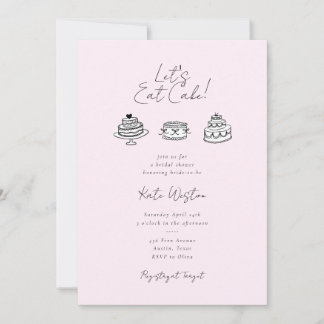 Invitation Chic Vintage Rose Fête de Mariage