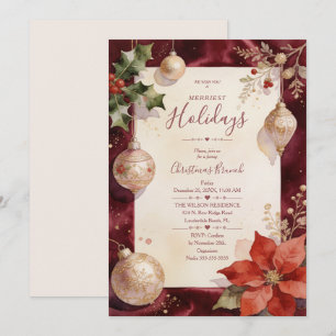 Invitation Chics Baies de Noël Bourguignonnes TMF26