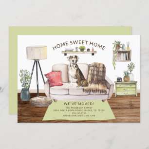 Invitation Chien de Catahoula qui se déplace