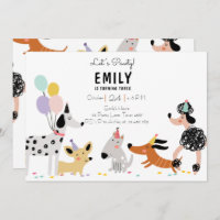 Chien Fête d'anniversaire Chien Chiot Pawty Fille