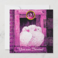 CHIENS BLANCS DANS LA FENÊTRE ROSE, MARIAGE GEM MO