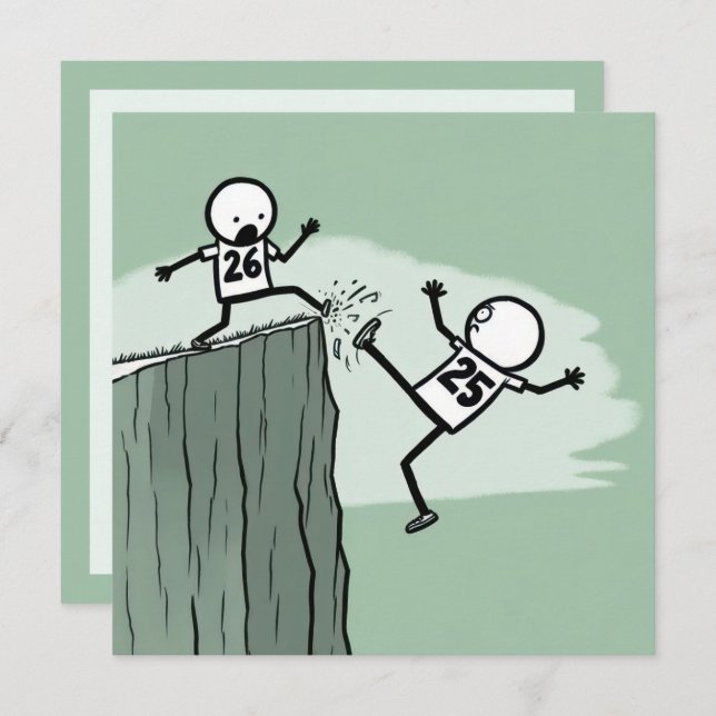 Invitation Chiffres de la fête de la Saint-Sylvestre (Devant / Derrière)