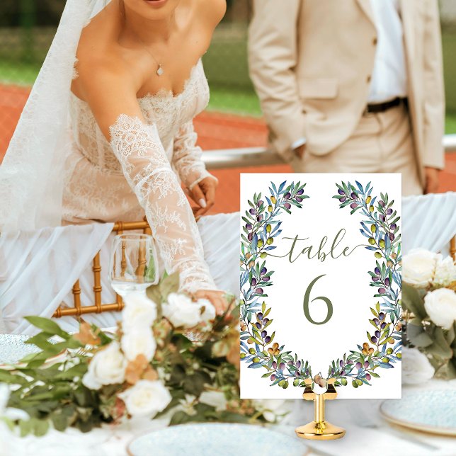 Invitation Chiffres de la table de mariage de la couronne des (Créateur téléchargé)