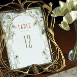 Invitation Chiffres de table Vintage Art Nouveau Mariage<br><div class="desc">Art Nouveau Numéro de table de mariage Vintage par Alphonse Mucha dans un design floral, romantique et fantaisiste. Les fleurs victoriennes complètent les polices art déco classiques. Entrez vos informations personnalisées, et vous avez terminé. Si vous souhaitez modifier la conception, cliquez sur le bouton bleu "Customiser". Merci tellement pour considérer...</div>