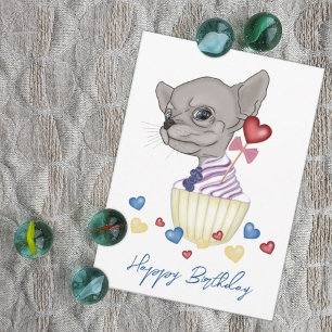 Invitation Chihuahua Chiot Joyeux anniversaire