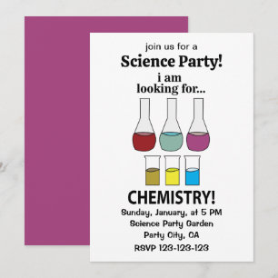 Invitation Chimie Drôle Je Cherche Chimie