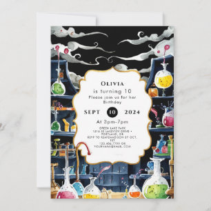 Invitation Chimie Laboratoire Scientifique Anniversaire