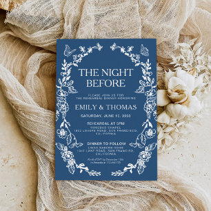 Invitation Chinoiserie Florale La Nuit Avant