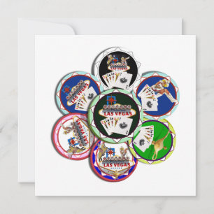 Invitation Chips de poker Galore