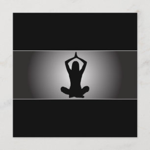 Invitation chique de yoga