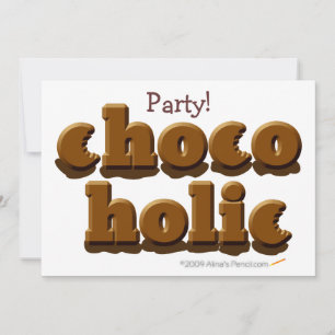 Invitation Chocolat Chocoholic