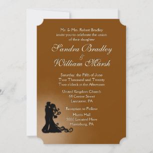 Invitation Chocolat de mariée et de chambre