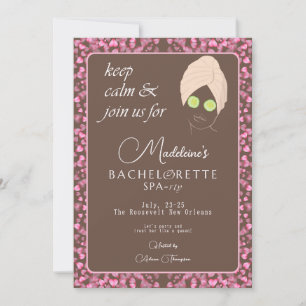 Invitation Chocolat Spa Week-end Getaway Bachelorette Party
