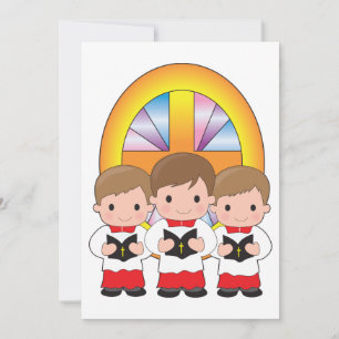 Invitation Choir Boys