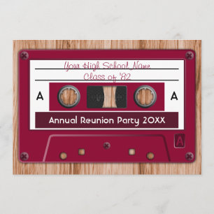 Invitation Choisir n'importe quelle fête de réunion au lycée