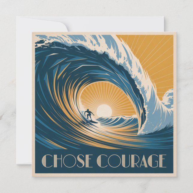 Invitation Choisissez le courage (Devant)