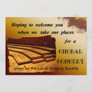 Invitation chorale de concert