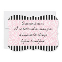 Choses impossibles noir et rose