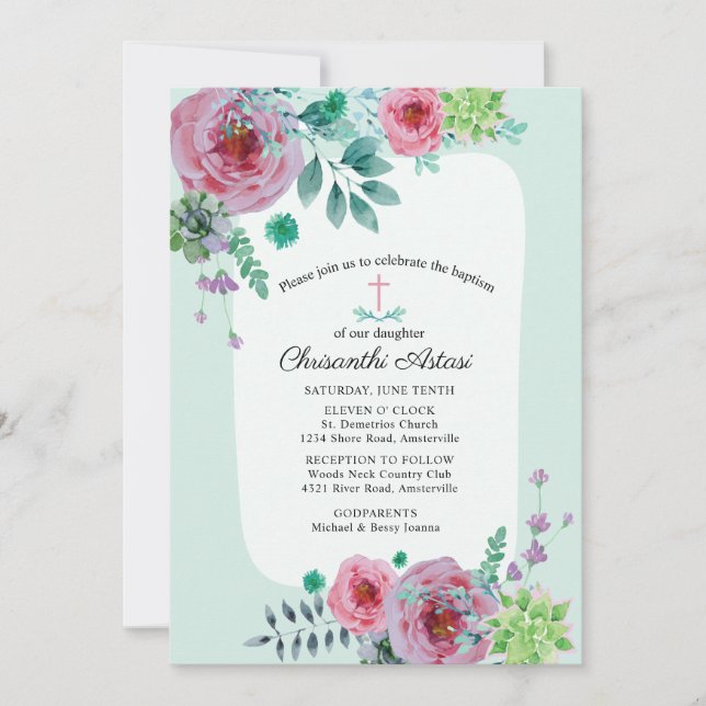 Invitation Chrisanthi (Devant)