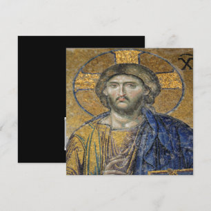 Invitation Christ Pantocrator Mosiac Iconique Religieux Romai